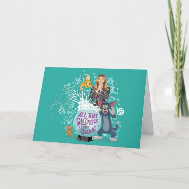 Tom & Jerry - All That Glitters Is Not Goldie Card (Front)