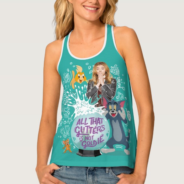 Tom & Jerry - All That Glitters Is Not Goldie Tank Top (Front)