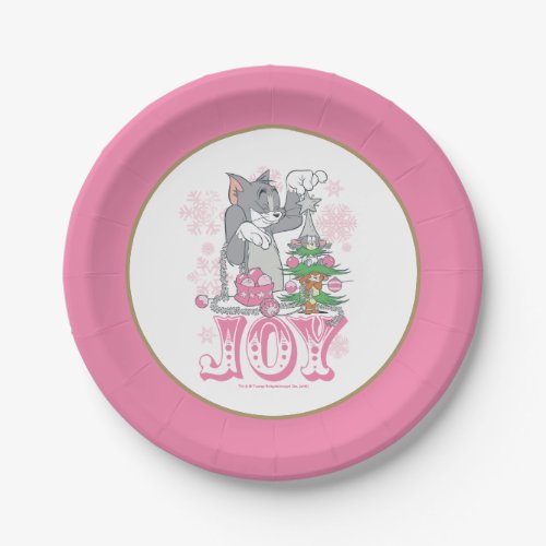 Tom Jerry and Nibbles Decorating Joy Paper Plates