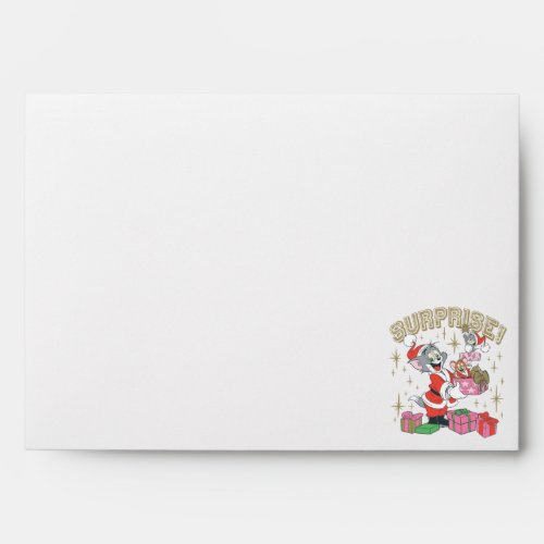 Tom Jerry and Nibbles Holiday Surprise Envelope