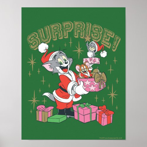 Tom Jerry and Nibbles Holiday Surprise Poster
