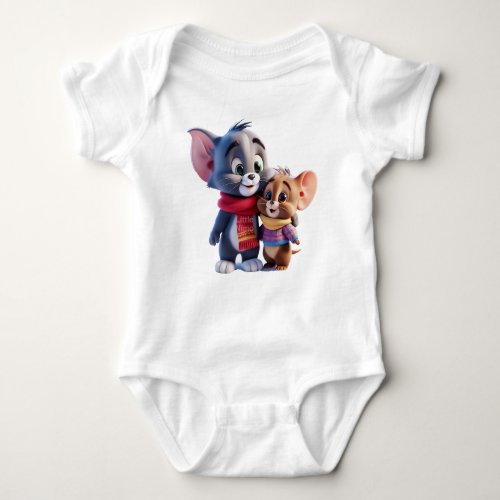 Tom Jerry  Baby Bodysuit