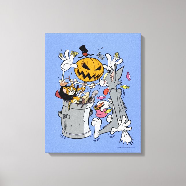 Tom & Jerry | Boo to Tom Canvas Print (Front)