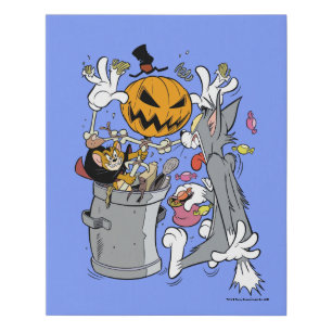 Tom & Jerry   Boo to Tom Faux Canvas Print