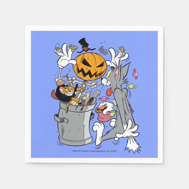 Tom & Jerry | Boo to Tom Napkins (Front)