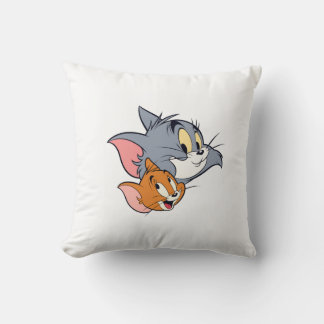 Tom & Jerry Cartoon Crew Socks | Fun Classic Anima Throw Pillow