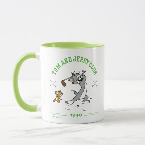 Tom  Jerry Golfing Club 1940 Mug