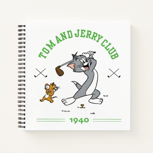 Tom  Jerry Golfing Club 1940 Notebook