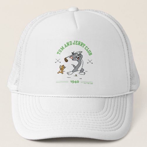 Tom  Jerry Golfing Club 1940 Trucker Hat