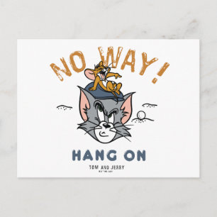 Tom & Jerry Golfing "No Way" Postcard