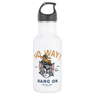 Tom & Jerry Golfing "No Way" Stainless Steel Water Bottle