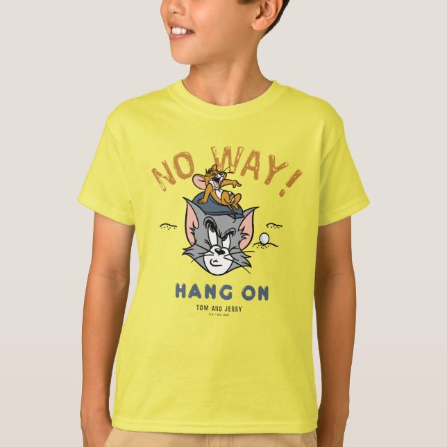 Tom & Jerry Golfing "No Way" T-Shirt (Front)