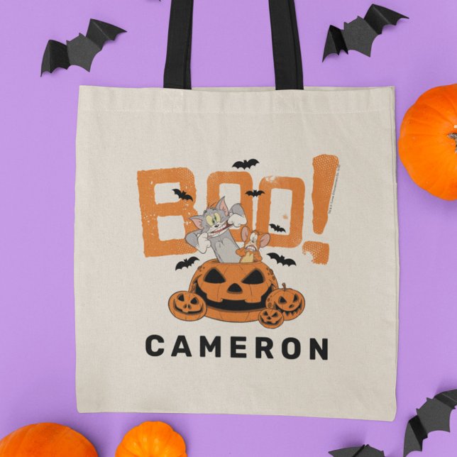 Tom & Jerry | Happy Halloween Boo Tote Bag (Creator Uploaded)