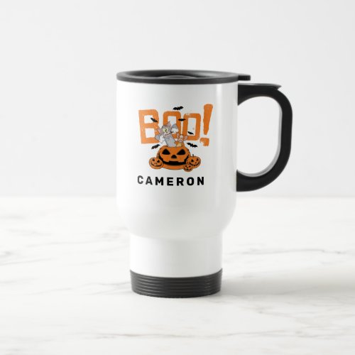 Tom  Jerry  Happy Halloween Boo Travel Mug