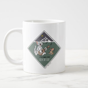 Tom & Jerry "It's Time For Adventure" Giant Coffee Mug