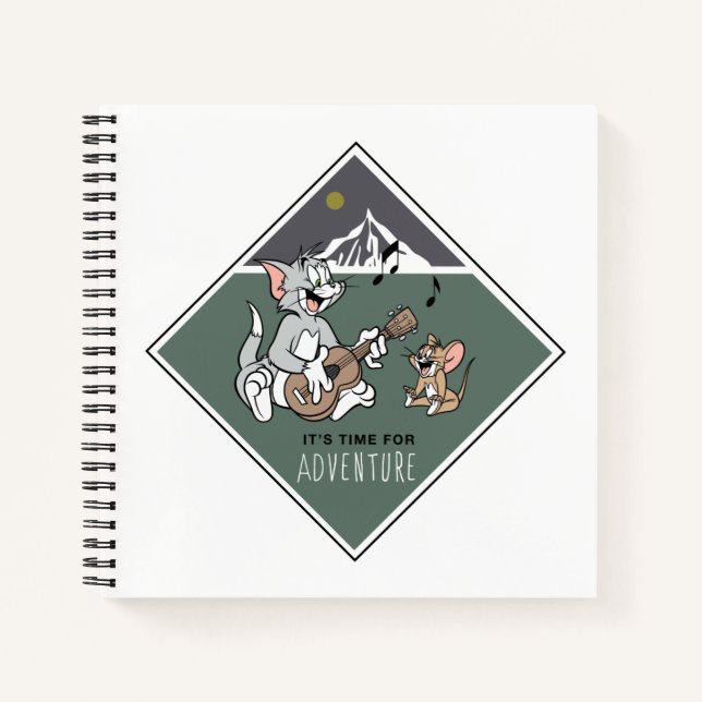Tom & Jerry "It's Time For Adventure" Notebook (Front)