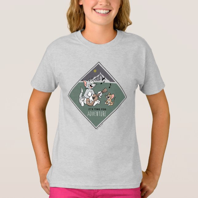 Tom & Jerry "It's Time For Adventure" T-Shirt (Front)