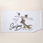 Tom &amp; Jerry &quot;It&#39;s Time For Surfing&quot; Beach Towel