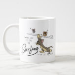 Tom &amp; Jerry &quot;It&#39;s Time For Surfing&quot; Giant Coffee Mug