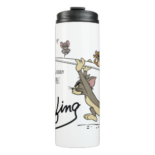 Tom & Jerry "It's Time For Surfing" Thermal Tumbler