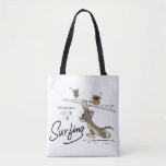 Tom &amp; Jerry &quot;It&#39;s Time For Surfing&quot; Tote Bag