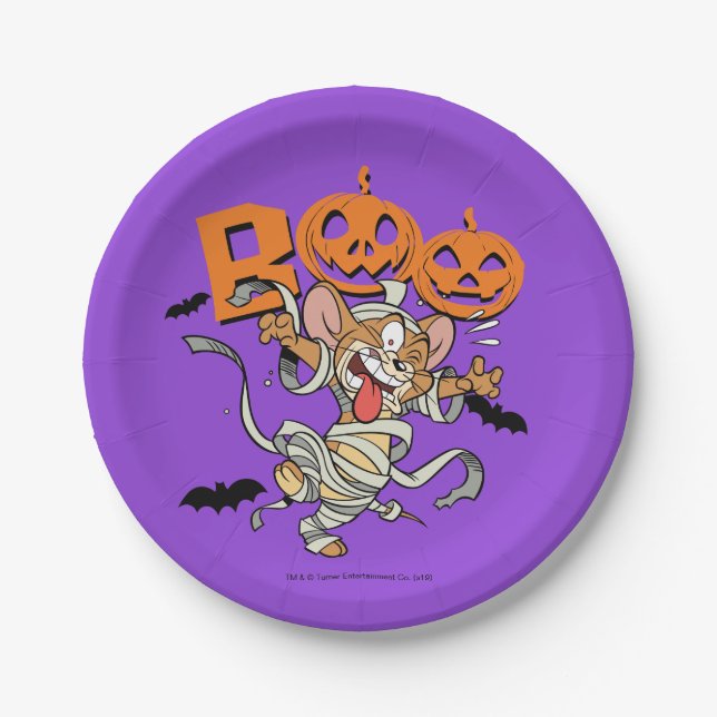 Tom & Jerry | Jerry is SO Scary Paper Plates (Front)
