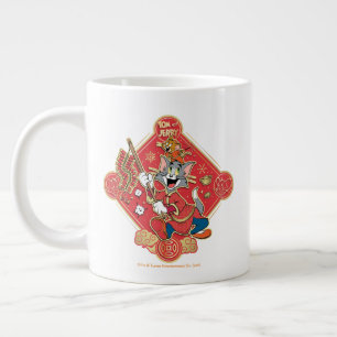 Tom & Jerry Lighting Firecrackers Giant Coffee Mug