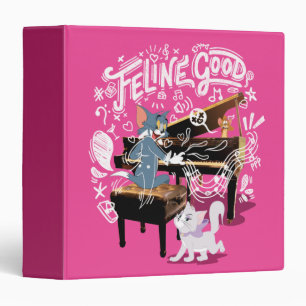 Tom & Jerry Play Piano - Feline Good 3 Ring Binder