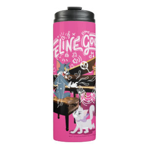 Tom & Jerry Play Piano - Feline Good Thermal Tumbler