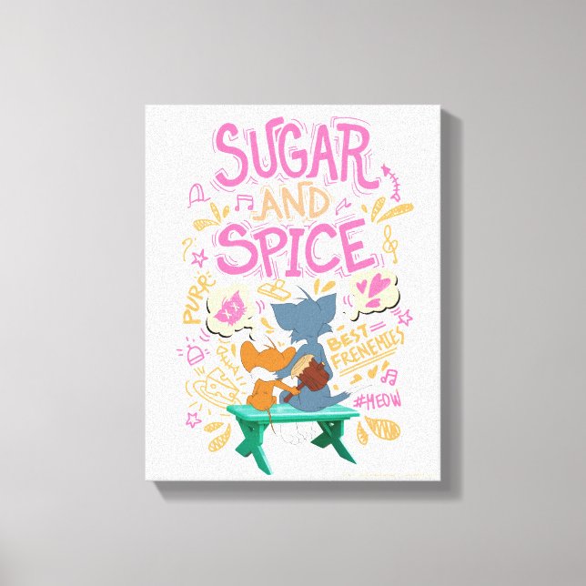 Tom & Jerry - Sugar And Spice Canvas Print (Front)