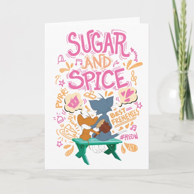 Tom & Jerry - Sugar And Spice Card (Front)