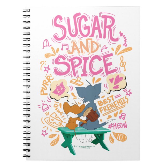 Tom & Jerry - Sugar And Spice Notebook (Front)