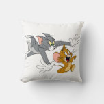 Tom @ Jerry Throw Pillow