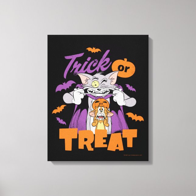 Tom & Jerry | Trick or Treat Canvas Print (Front)
