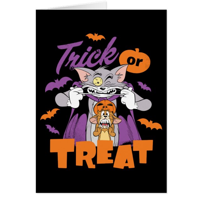 Tom & Jerry | Trick or Treat Cards (Front)