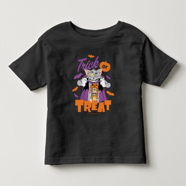 Tom & Jerry | Trick or Treat Toddler T-shirt (Front)