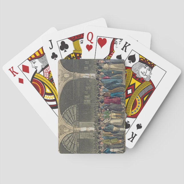 Tom & Jerry visiting the Stock Exchange, from 'Lif Poker Cards (Back)