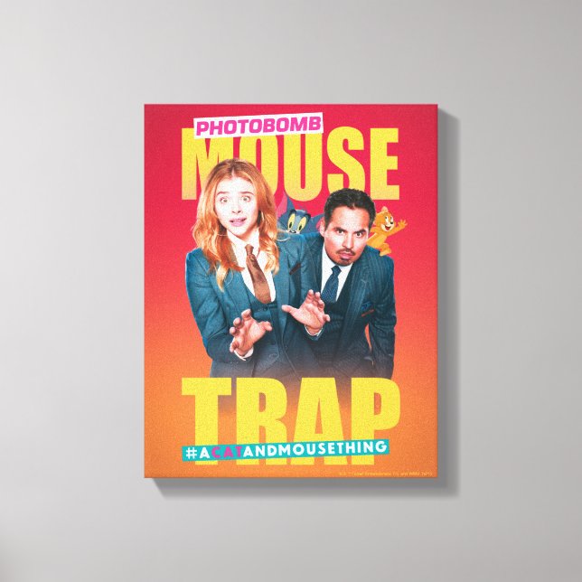 Tom & Jerry With Kayla and Terrance - Mouse Trap Canvas Print (Front)