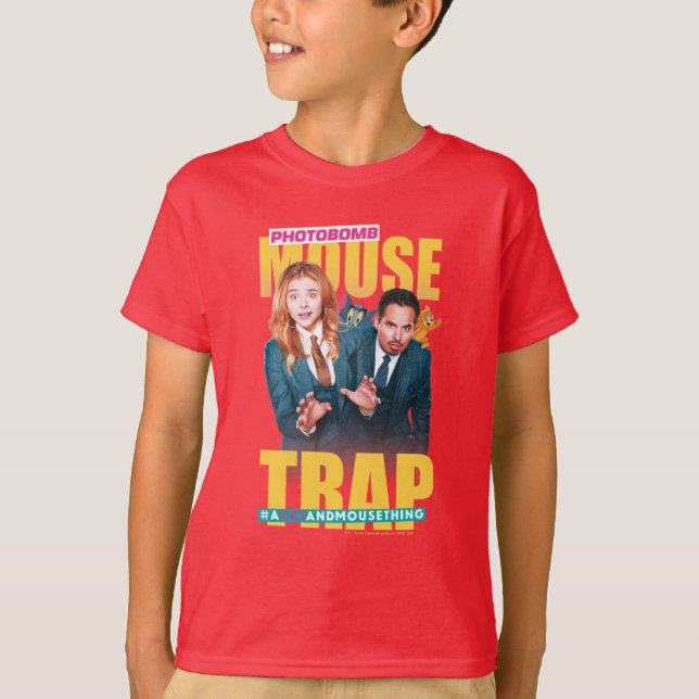 Tom & Jerry With Kayla and Terrance - Mouse Trap T-Shirt (Front)