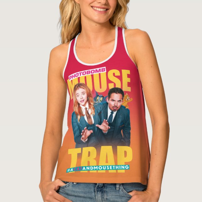 Tom & Jerry With Kayla and Terrance - Mouse Trap Tank Top (Front)