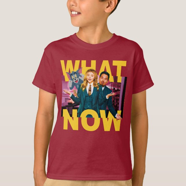 Tom & Jerry With Kayla and Terrance - What Now T-Shirt (Front)