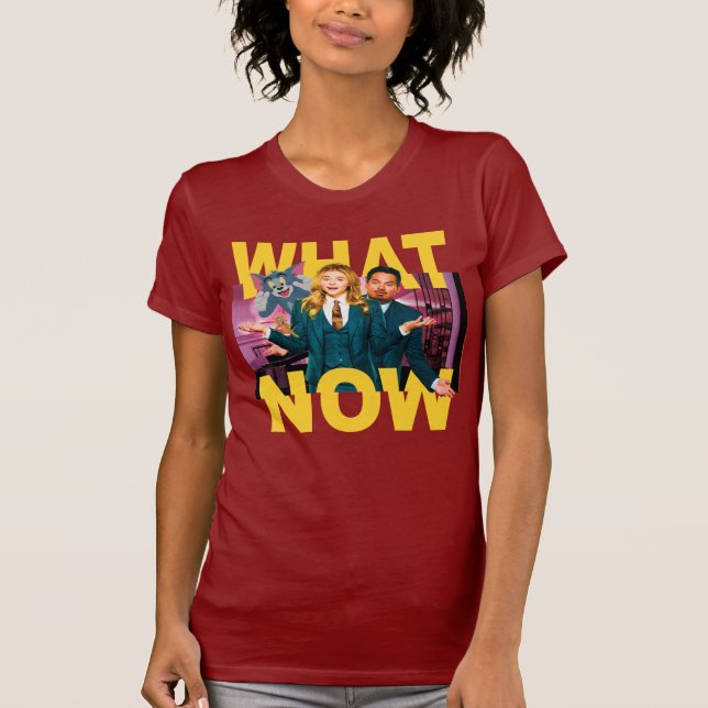 Tom & Jerry With Kayla and Terrance - What Now T-Shirt (Front)