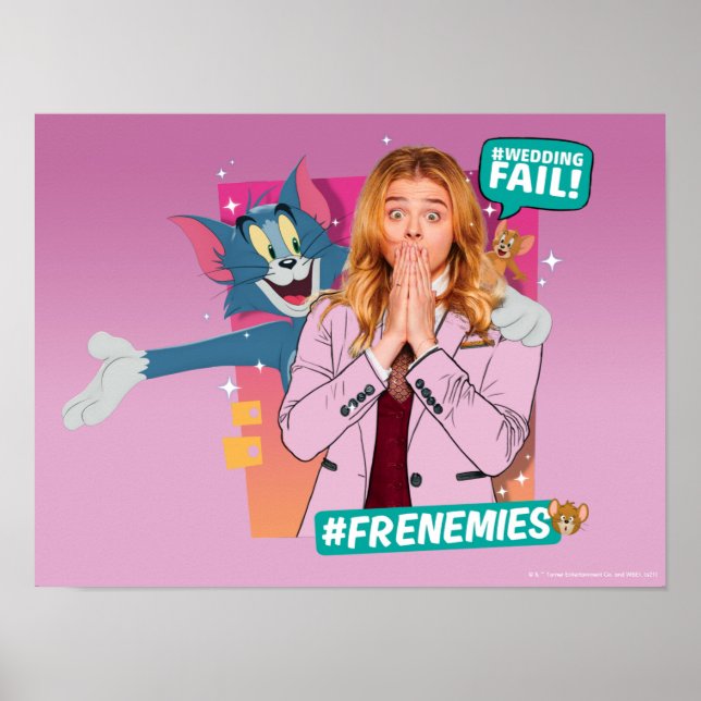 Tom & Jerry With Kayla - Frenemies Poster (Front)