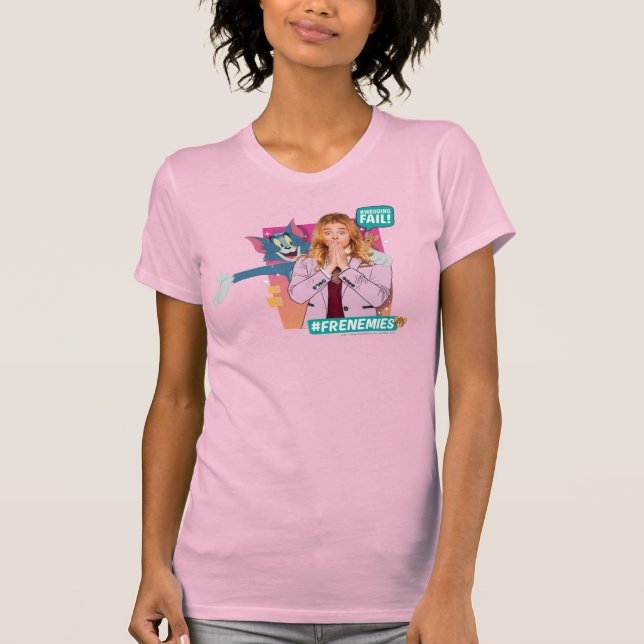 Tom & Jerry With Kayla - Frenemies T-Shirt (Front)