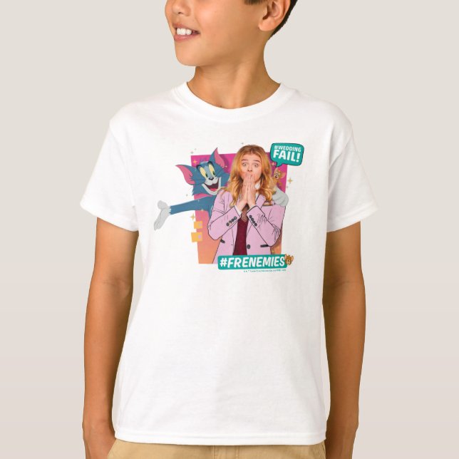 Tom & Jerry With Kayla - Frenemies T-Shirt (Front)