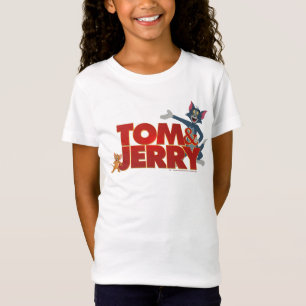 Tom & Jerry With Movie Logo T-Shirt