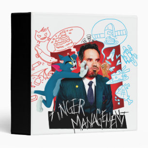 Tom & Jerry With Terrance - Anger Management 3 Ring Binder