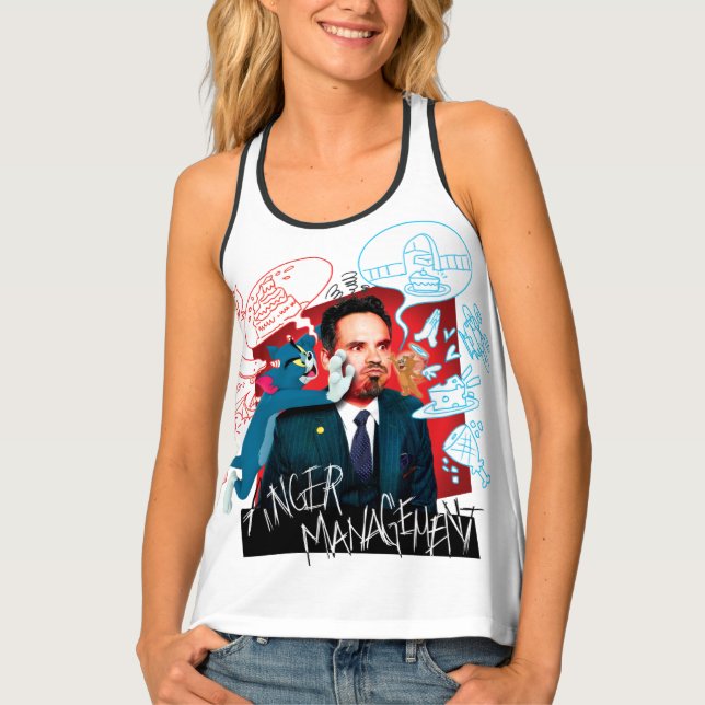 Tom & Jerry With Terrance - Anger Management Tank Top (Front)