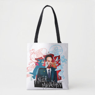 Tom & Jerry With Terrance - Anger Management Tote Bag