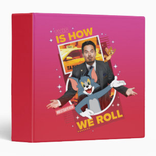 Tom & Jerry With Terrance - This Is How We Roll 3 Ring Binder